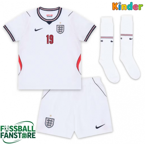 England Ollie Watkins #19 Replik Heimtrikot Kinder WM 2026 Kurzarm (+ Kurze Hosen)